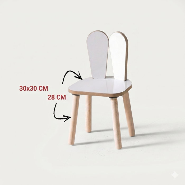 Hanah Home Bunny Chair - Blanco